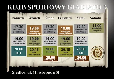 Gladiator Siedlce Muay Thai, KickBoxing